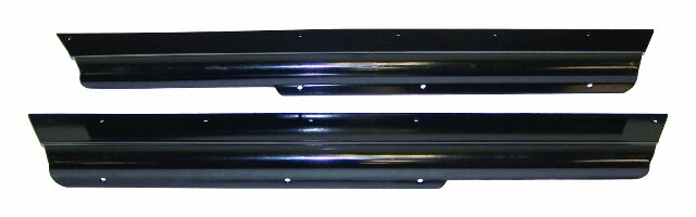RT Off-Road rocker panel guard set fits 1997-2006 Jeep Wrangler black metal powder coat RT26046