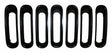 RT Off-Road grille insert set fits 2007-2018 Jeep Wrangler black plastic RT26056