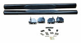 RT Off-Road Side Steps - RT26059 fits 2007-2018 Jeep Wrangler black steel powder coat