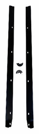 RT Off-Road Windshield Channel - RT26064 fits 1964-1968 Toyota Land Cruiser, 1976-1983 Jeep CJ5, 1976-1986 Jeep CJ7 black steel