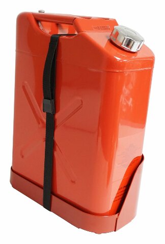 RT Off-Road jerry can mount universal red steel nylon powder coat RT26088