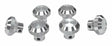 RT Off-Road Dash Control Knob Set - RT27001 fits 1976-1983 Jeep CJ5, 1976-1986 Jeep CJ7, 1981-1986 Jeep CJ8 aluminum
