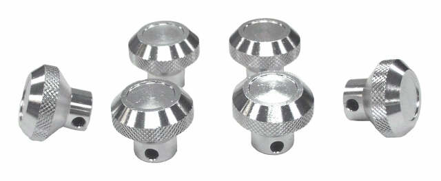 RT Off-Road Dash Control Knob Set - RT27001 fits 1976-1983 Jeep CJ5, 1976-1986 Jeep CJ7, 1981-1986 Jeep CJ8 aluminum