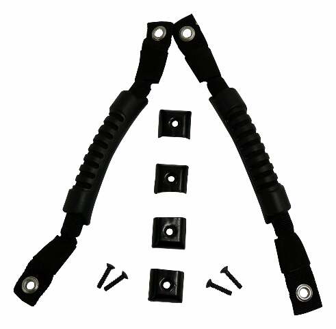 RT Off-Road door accessory fits 1976-1986 Jeep CJ7, 1981-1986 Jeep CJ8, 1987-1995 Jeep Wrangler black plastic nylon RT27004