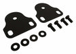 RT Off-Road Windshield Bracket Set - RT27014 fits 1976-1983 Jeep CJ5, 1976-1986 Jeep CJ7, 1981-1986 Jeep CJ8 black stainless steel powder coat