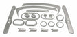 RT Off-Road interior accent kit fits 2007-2010 Jeep Wrangler JK Wrangler w brushed silver plastic RT27031