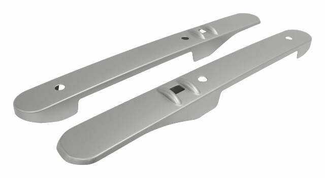 RT Off-Road door accessory fits 2007-2010 Jeep Wrangler brushed silver plastic RT27036