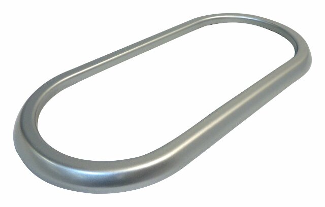 RT Off-Road Shifter Bezel Accent - RT27038 fits 2007-2010 Jeep Wrangler brushed silver plastic
