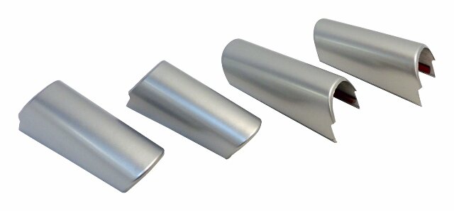 RT Off-Road steering component fits 2007-2010 Jeep Wrangler brushed silver plastic RT27040