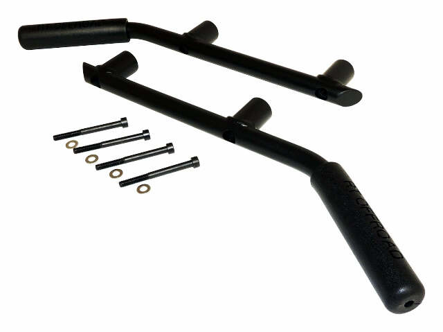 RT Off-Road grab handle fits 2007-2018 Jeep Wrangler black steel plastic rubber powder coat RT27058