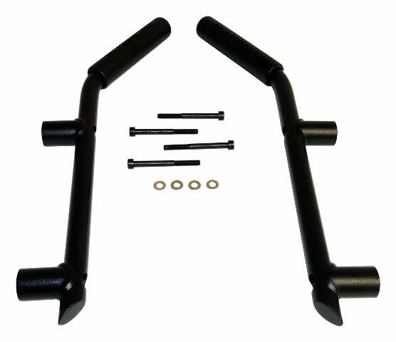RT Off-Road grab handle fits 2007-2018 Jeep Wrangler black steel plastic rubber powder coat RT27058