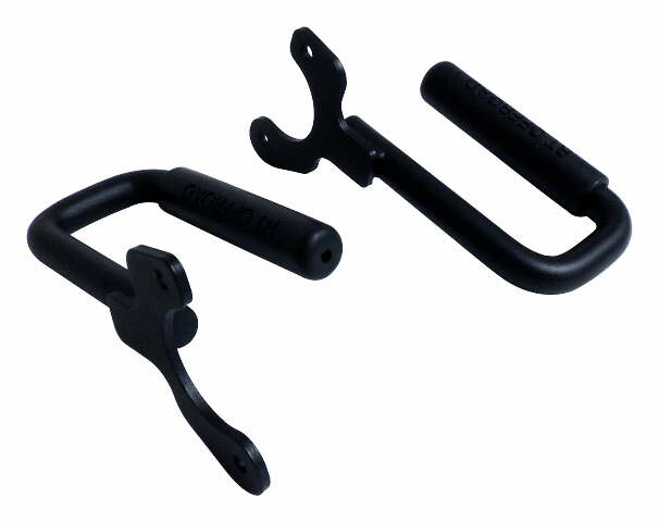RT Off-Road grab handle fits 1997-2002 Jeep Wrangler black steel plastic powder coat no cutting RT27061