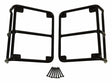 RT Off-Road Tail Light Guard Set - RT28002 fits 2007-2018 Jeep Wrangler black steel powder coat