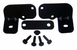 RT Off-Road windshield light mount bracket set fits 2007-2018 Jeep Wrangler black steel powder coat bolt-on includes hardware RT28003