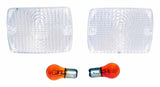 RT Off-Road Parking Light Kit - RT28012 fits 1987-1993 Jeep Wrangler amber clear plastic