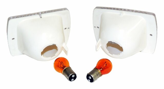 RT Off-Road Parking Light Kit - RT28012 fits 1987-1993 Jeep Wrangler amber clear plastic
