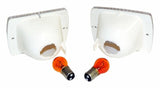 RT Off-Road Parking Light Kit - RT28012 fits 1987-1993 Jeep Wrangler amber clear plastic
