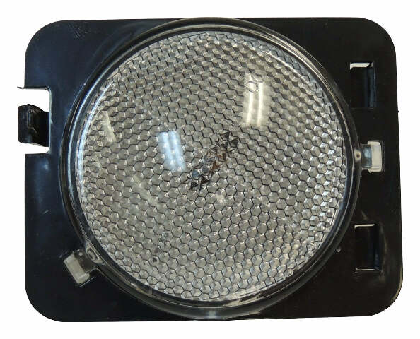 RT Off-Road Side Marker Light - RT28023 fits 2007-2018 Jeep Wrangler black clear plastic