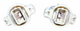 RT Off-Road LED fog lamp kit universal silver plastic direct-fit no cutting RT28045