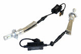 RT Off-Road LED headlight bulb kit fits 1993-1998 Jeep Grand Cherokee black silver plastic direct-fit no cutting RT28051
