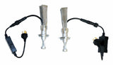 RT Off-Road LED headlight bulb kit fits 1993-1998 Jeep Grand Cherokee black silver plastic direct-fit no cutting RT28051