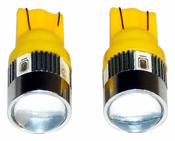 RT Off-Road LED Bulb Kit - RT28062 fits 1984-2001 Jeep Cherokee w amber plastic direct-fit no cutting