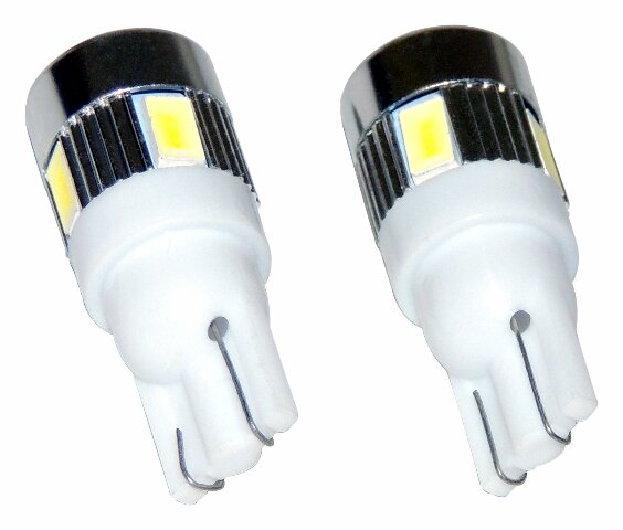 RT Off-Road LED Bulb Kit - RT28063 fits 1984-1996 Jeep Cherokee white plastic direct-fit no cutting