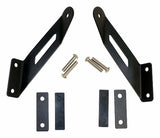 RT Off-Road LED light bar license plate bracket kit fits 2007-2018 Jeep Wrangler black steel no cutting RT28087