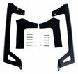 RT Off-Road LED light bar license plate bracket kit fits 2007-2018 Jeep Wrangler black stainless steel rubber powder coat RT28088