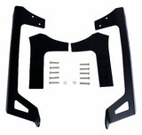 RT Off-Road LED light bar license plate bracket kit fits 2007-2018 Jeep Wrangler black stainless steel rubber powder coat RT28088