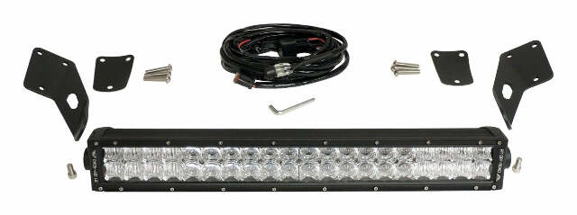 RT Off-Road - LED Light Bar & Hood Bracket Kit steel black RT28091