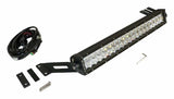 RT Off-Road LED light bar license plate bracket kit fits 2007-2018 Jeep Wrangler black steel aluminum plastic no cutting RT28092