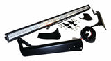 RT Off-Road LED light bar license plate bracket kit fits 1997-2006 Jeep Wrangler black steel aluminum rubber powder coat RT28095