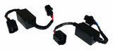 RT Off-Road LED Headlight Adapter Harness Set - RT28098 fits 2007-2018 Jeep Wrangler black green plastic rubber no cutting