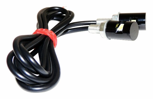 RT Off-Road LED License Plate Bolt Light Set - RT28102 universal black steel plastic rubber stainless steel