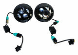 RT Off-Road LED Headlight Kit - RT28104 fits 1997-2018 Jeep Wrangler black aluminum plastic no cutting