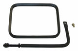 RT Off-Road mirror kit fits 1976-1983 Jeep CJ5, 1976-1986 Jeep CJ7, 1981-1986 Jeep CJ8 black plastic rubber powder coat RT30004