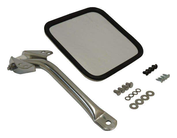 RT Off-Road mirror kit fits Jeep CJ5/CJ6/CJ7/CJ8 stainless steel RT30007