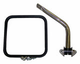 RT Off-Road mirror kit fits Jeep CJ5/CJ6/CJ7/CJ8 stainless steel chrome polished RT30008
