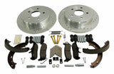 RT Off-Road brake component fits 2006-2010 Jeep Commander black silver semi-metallic RT31009