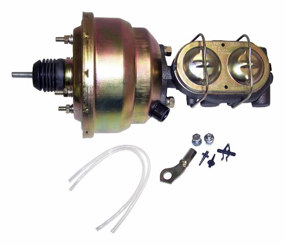 RT Off-Road HD brake booster kit fits 1997-2006 Jeep Wrangler zinc gray rubber 13.5 inch rotors RT31023