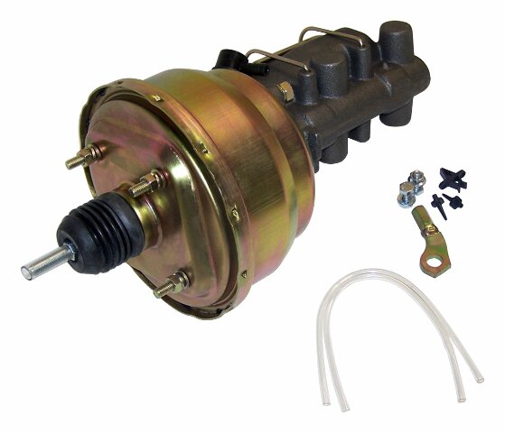 RT Off-Road HD brake booster kit fits 1997-2006 Jeep Wrangler zinc gray rubber 13.5 inch rotors RT31023