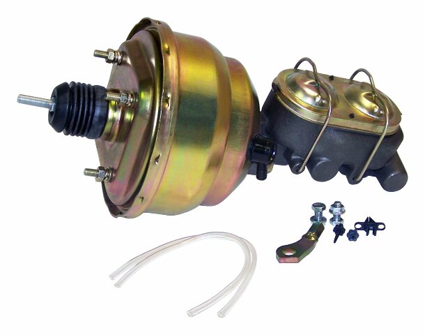 RT Off-Road HD brake booster kit fits 1997-2006 Jeep Wrangler zinc gray rubber 13.5 inch rotors RT31023