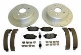 RT Off-Road performance brake kit fits 2007-2018 Jeep Wrangler multi colors steel rubber semi-metallic RT31028