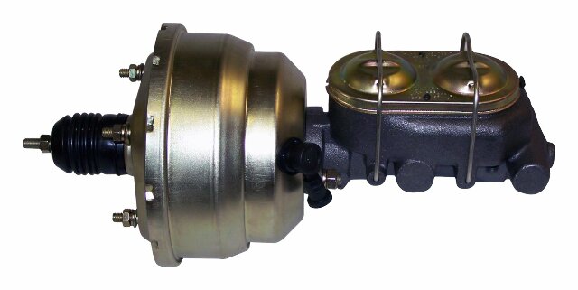 RT Off-Road HD brake booster kit fits 1987-1992 Jeep Comanche, 1987-2001 Jeep Cherokee zinc gray metal RT31038