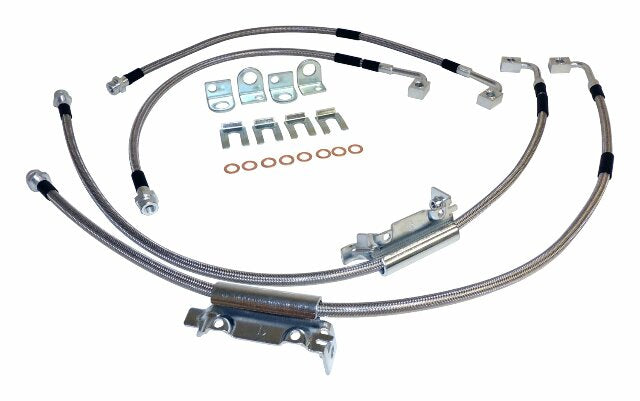 RT Off-Road brake component fits 2011-2018 Jeep Wrangler stainless steel RT31049