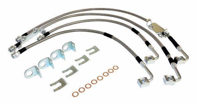 RT Off-Road brake component fits 2011-2018 Jeep Wrangler stainless steel RT31049