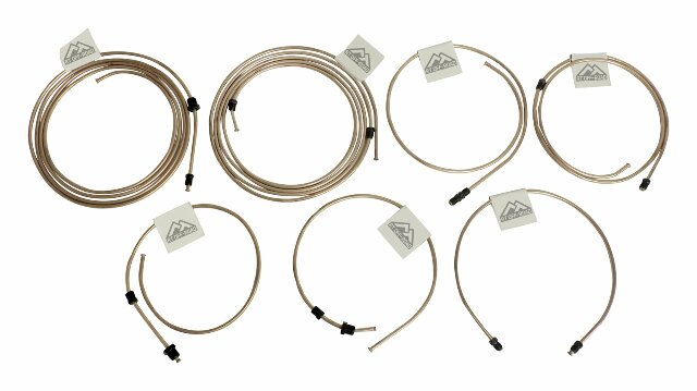 RT Off-Road brake component fits 1987-1995 Jeep Wrangler black copper steel RT31054