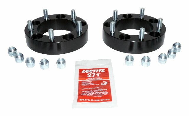 RT Off-Road Wheel Spacer Set - RT32014 fits 1976-1983 Jeep CJ5, 1976-1986 Jeep CJ7, 1981-1986 Jeep CJ8 black steel aluminum