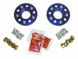 RT Off-Road Wheel Spacer Set - RT32015 fits 2014-2021 Jeep Cherokee, 2015-2018 Jeep Renagade BU Renegade, 2016-2020 Fiat 500x blue steel aluminum